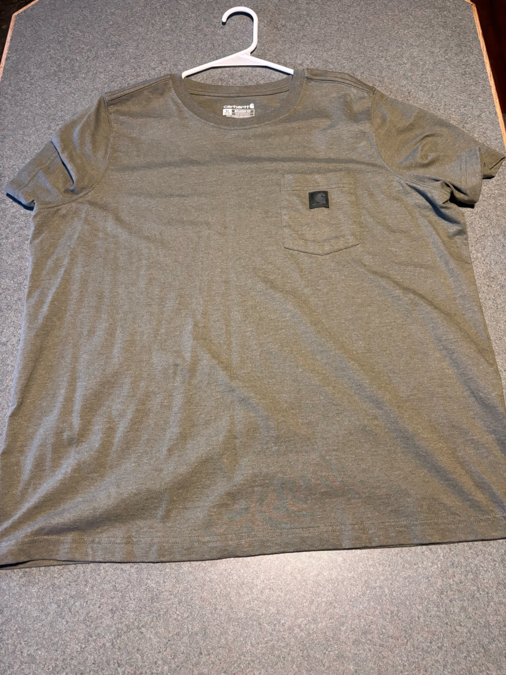 Carhartt Short-Sleeve Pocket Tee in Olive Drab